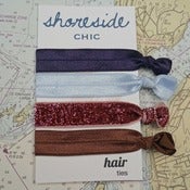 Image of Knotted Hair Ties in Set of Four