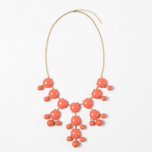 Image of Coral Bubble Necklace