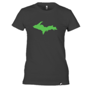 Women's Cut - Asphalt / Green