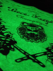 Image of "DOM Piecekeeper" Tee Glow in the Dark (Black)