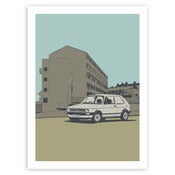 Image of Volkswagen Golf  Mk I print
