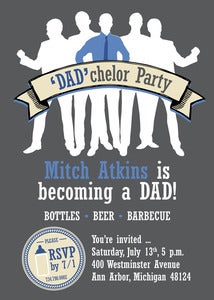 Image of Dadchelor Party Invitation