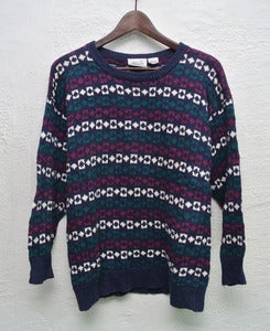Image of Vintage knitted sweater (S)