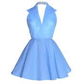 Image of BlueBelle Candy Stripe Halter Dress