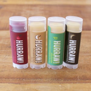 Image of Hurraw! vegan lip balms