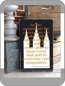 Image of Temple Covenants...