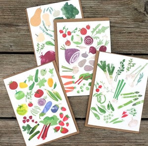 Image of Seasonal Garden Cards by Redcruiser. 