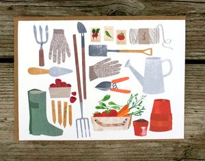 Image of Garden Gear Card by Redcruiser