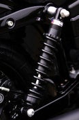 Image of Works Performance Black Tracker Shocks - 12.6" Length