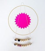 Image of Boatswain Necklace *MauveNavy*