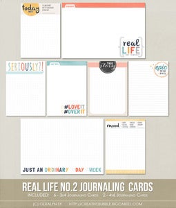 Image of Real Life no.2 Journaling Cards (Digital)