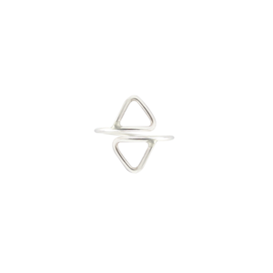 Image of Nyah. Double Point Silver Toe Ring