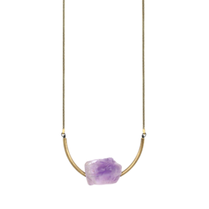 Image of Maci. Amethyst Stone Necklace