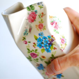 Image of Mixed Posy Porcelain Milk Jug