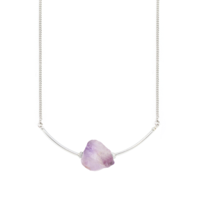Image of Ola. Amethyst Short Necklace