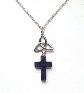 Image of Amethyst Knot Necklace