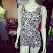 Image of Black and White Cheetah Jumper 