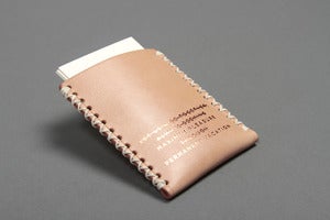 Image of Card Carry No. 01 - Natural with Copper Foil
