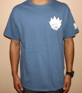 Image of "Blur Tee" in Indigo