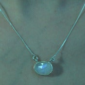 Image of Moonstone Drop Necklace