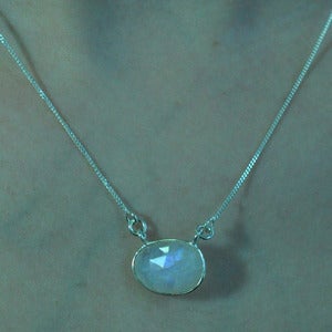 Image of Moonstone Drop Necklace