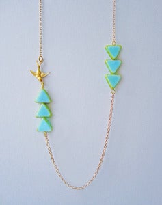 Image of Heading In The Right Direction - Bird Necklace