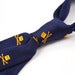 Image of Skull Knit Tie Navy