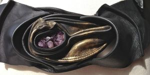 Image of Amethyst & Gold Belt -SOLD