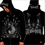 Image of ALL SHALL PERISH - ATD Black Zipper Hood