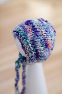 Image of Newborn multi colored bonnet RTS