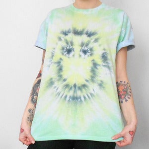 Image of Tie Dye T-Shirt Smiley Face