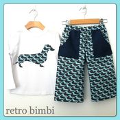 Image of Size 2~Pocket Pants & Top Set~Dachshunds