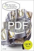 Image of Urban Window ~ Pattern #106 (PDF Pattern)