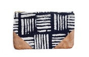 Image of Batik Travel Bag: Black & White