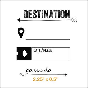 Image of destination stamp set