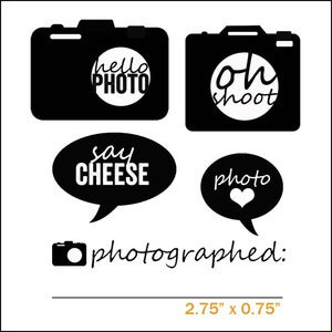 Image of hello photo stamp set