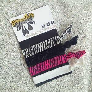 Image of Zebra Mix Hair Ties 