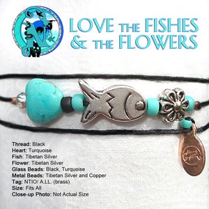 Image of Love the Fishes and the Flowers NTIO Bracelet