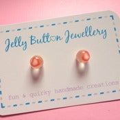 Image of Tiny Love Heart Resin Earrings