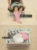 Image of Lil' Lacey Lou Leg Warmers - Vanilla Cream, Pink, Soft Grey - Toddler Girl