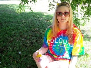 Image of Colours Tie Dye 4/20 Tee
