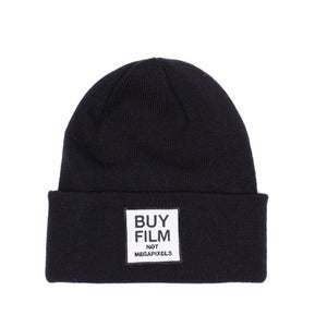 Image of BUY FILM patch beanie | Black