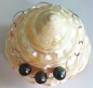 Image of Triple Tahitian Pearl Bracelet
