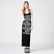 Image of Mary Meyer Spaghetti Maxi - black hex