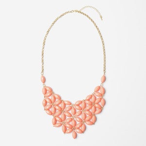 Image of Coral Daisy Tessellate Necklace