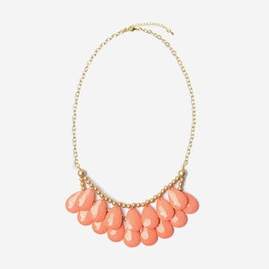 Image of Coral Briolette Necklace