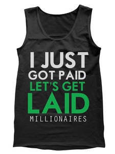Image of Millionaires "JGPLGL" BLACK&GREEN Tank