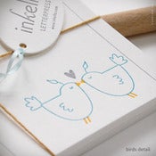 Image of Love Birds Personalized Recipe Cards {#266}