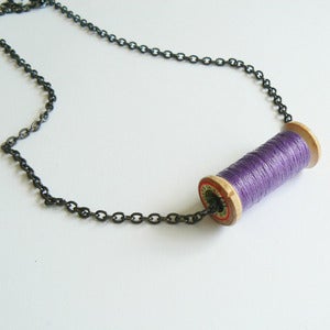 Image of Un-Reel Pendant Necklace - Violet