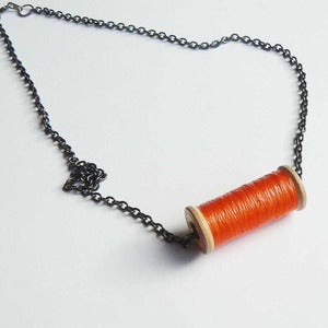 Image of Un-Reel Pendant Necklace - Citrus